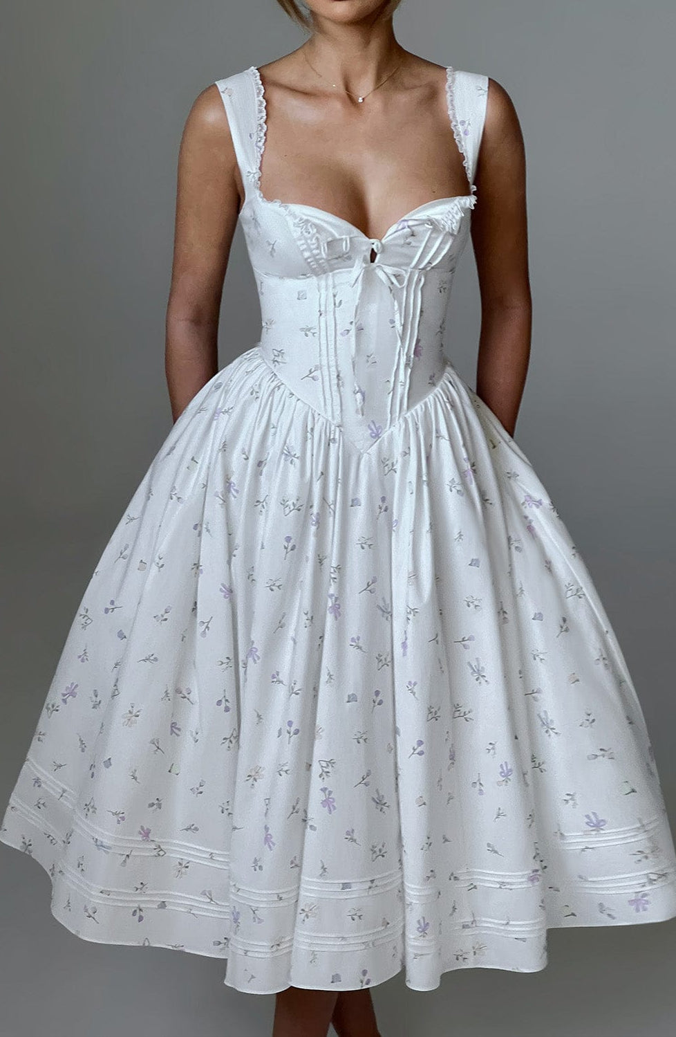 A Vintage Style Dress with Delicate Timeless Details