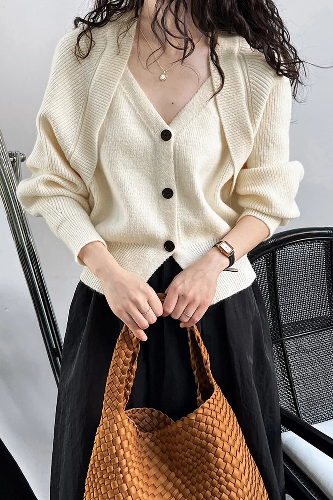 Vintage Inspired Sweater with a Contemporary Edge