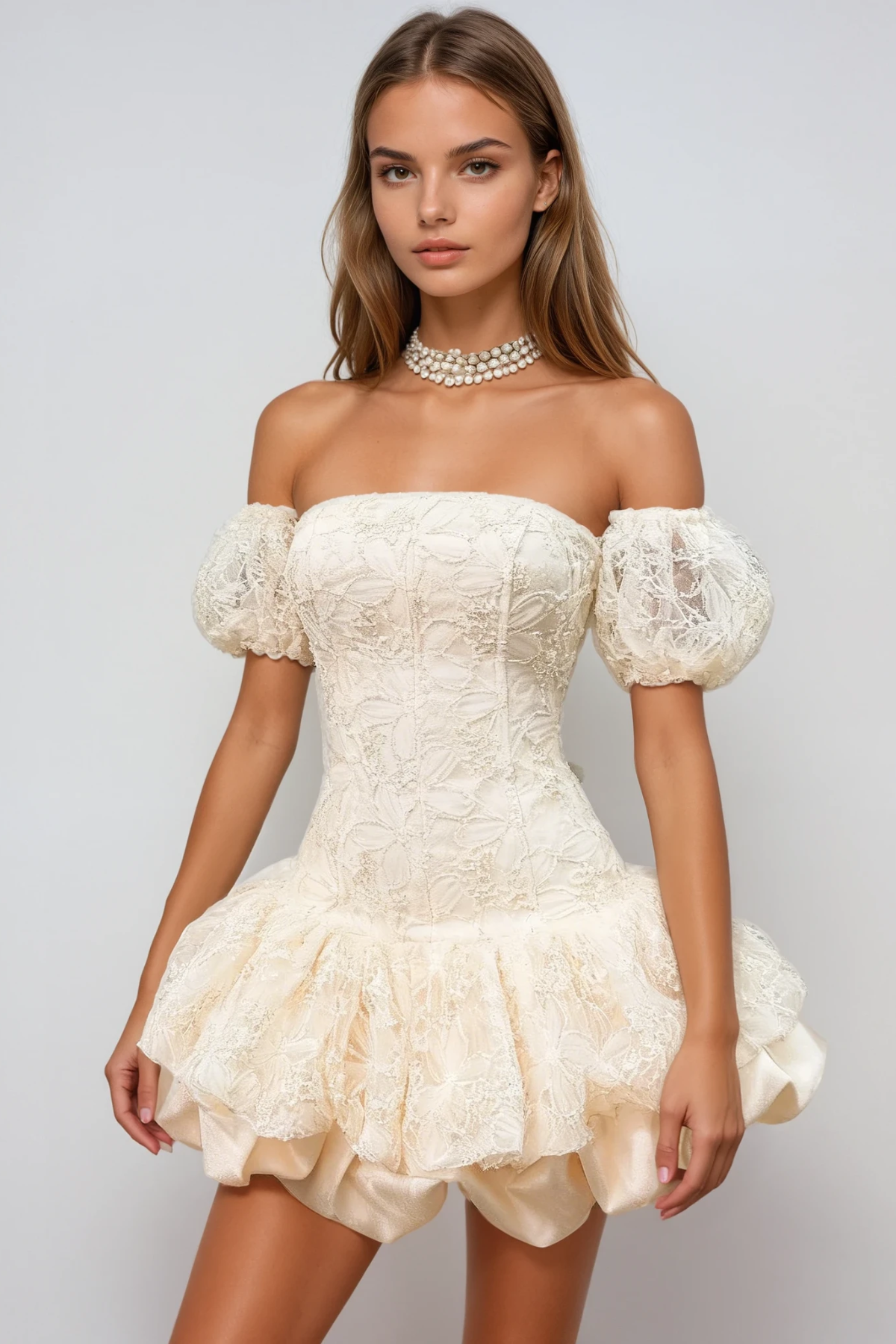 A Vintage Style Dress with Delicate Timeless Details