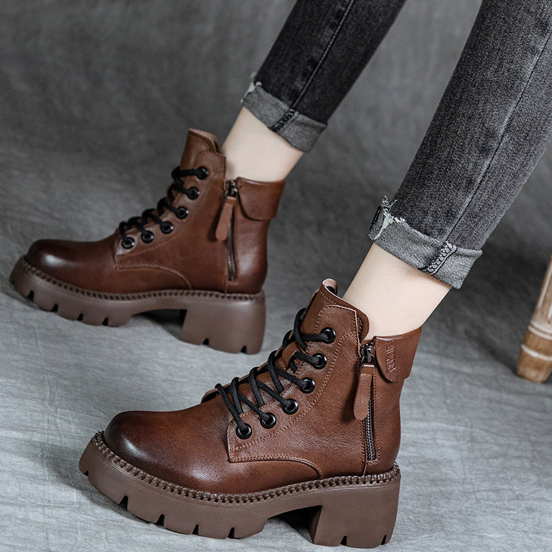 A Vintage Style Boots with Delicate Timeless Details