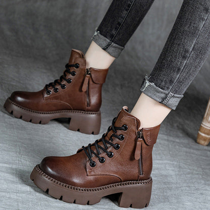 A Vintage Style Boots with Delicate Timeless Details