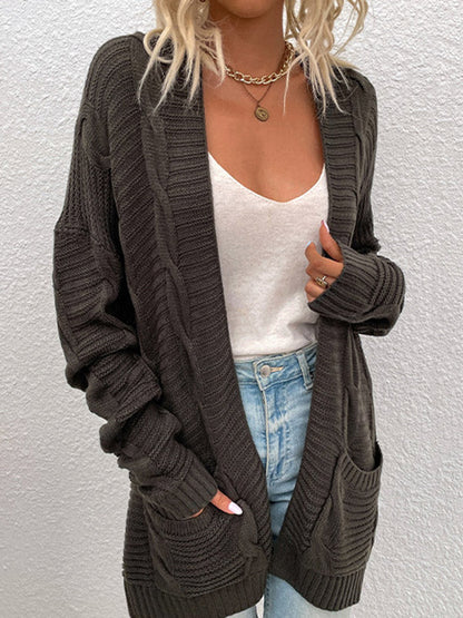 Well Tailored Cardigan with a Graceful Silhouette