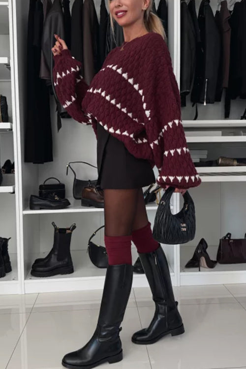 A Vintage Style Sweater with Delicate Timeless Details
