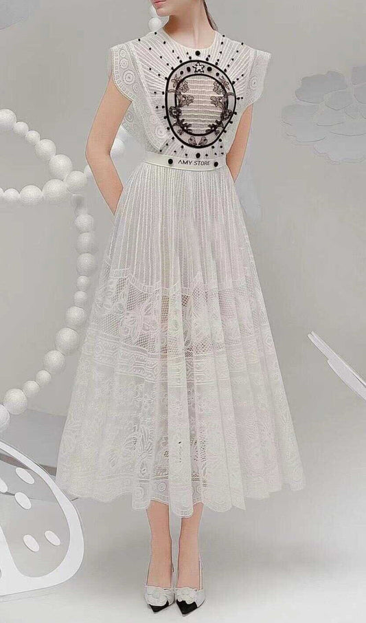 A Vintage Style Dress with Delicate Timeless Details