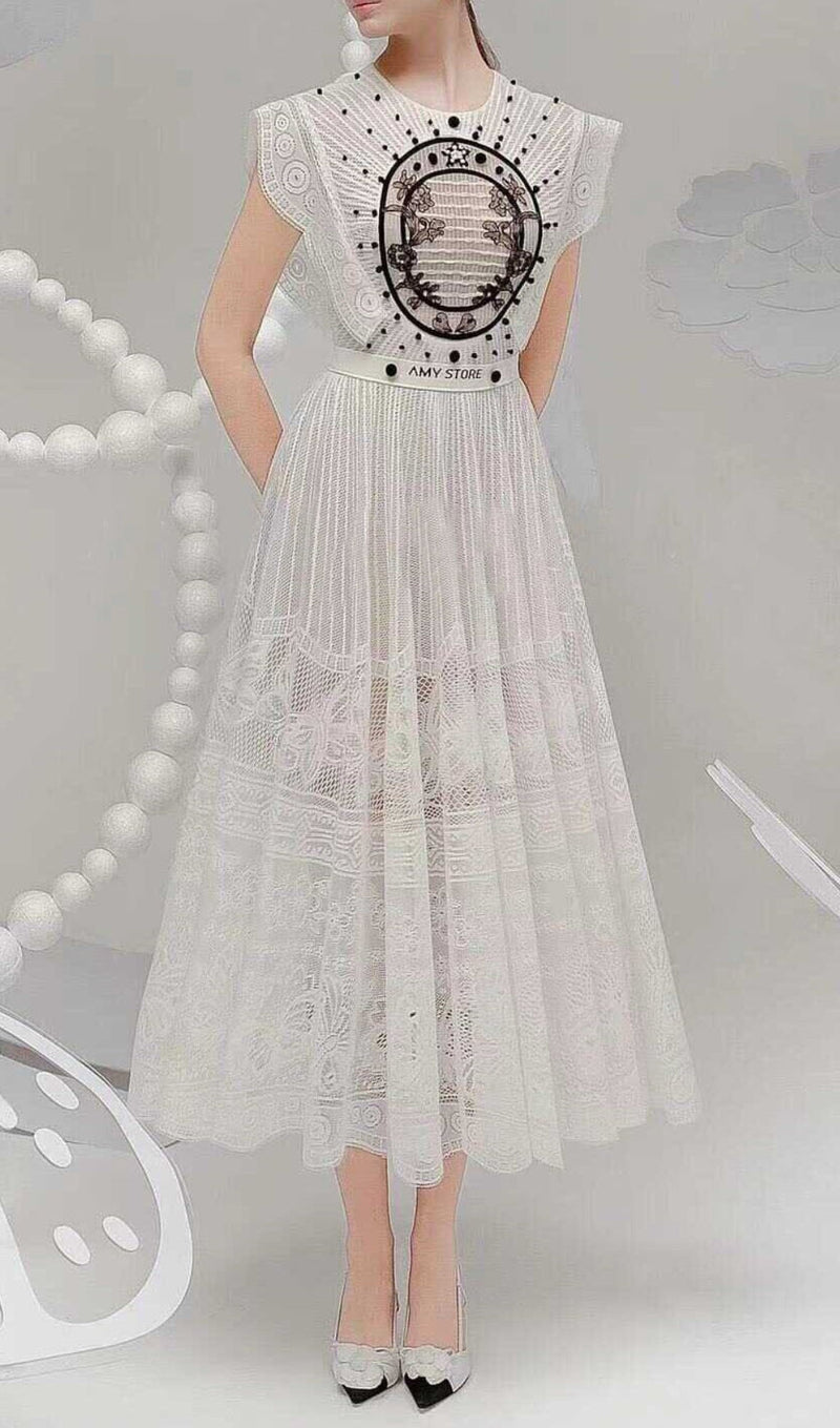 A Vintage Style Dress with Delicate Timeless Details