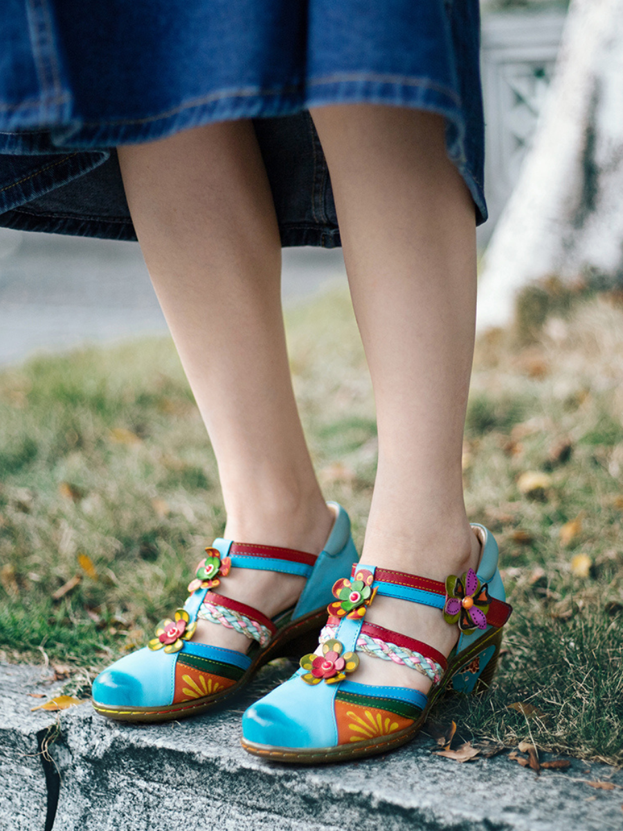 Vintage Inspired Sandals with a Contemporary Edge