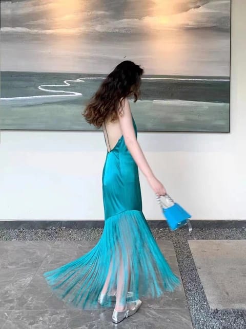 A Vintage Style Dress with Delicate Timeless Details