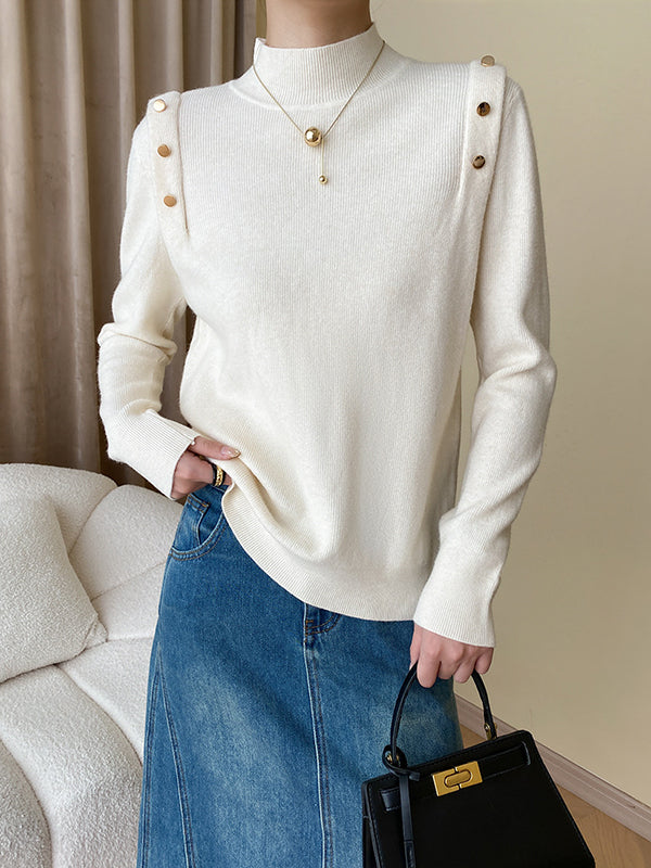 Well Tailored Sweater with a Graceful Silhouette