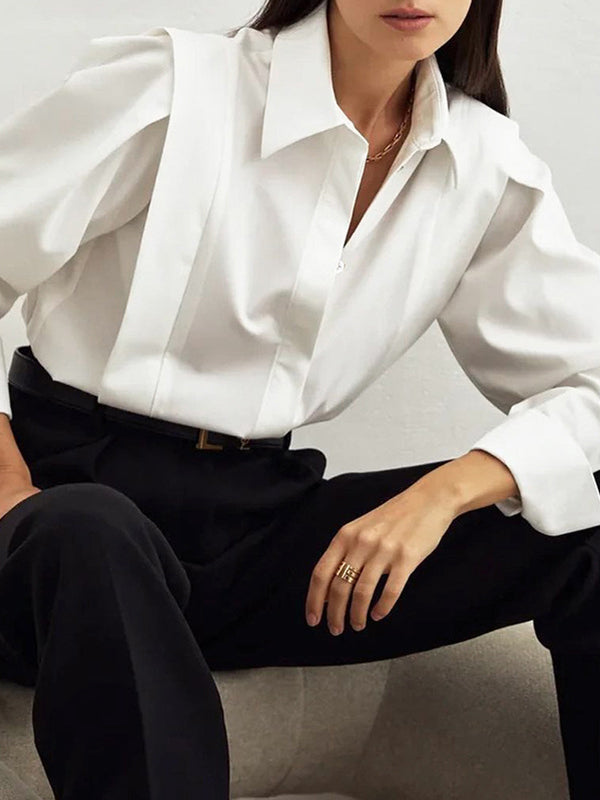 Well Tailored Blouse with a Graceful Silhouette
