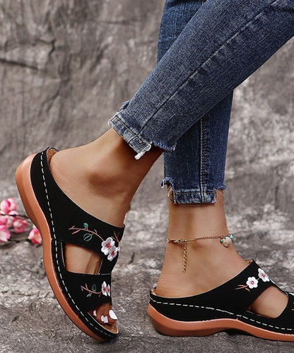 A Vintage Style Sandals with Delicate Timeless Details