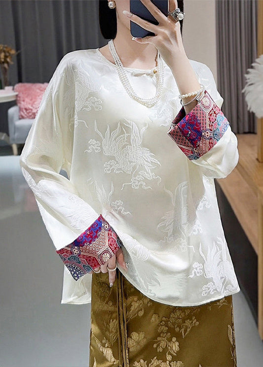 A Vintage Style Blouse with Delicate Timeless Details