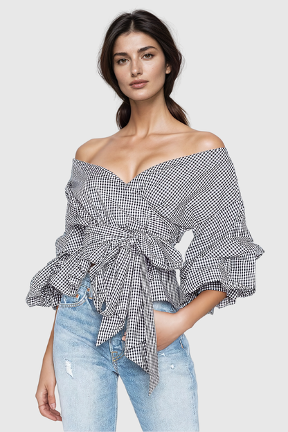 Gracefully Styled Top for Any Occasion