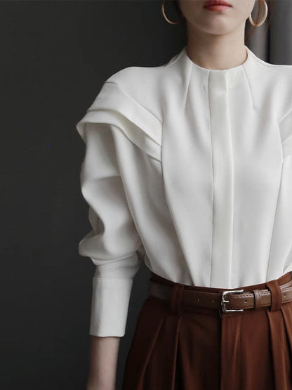 A Vintage Style Blouse with Delicate Timeless Details