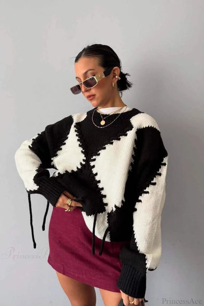 A Vintage Style Sweater with Delicate Timeless Details