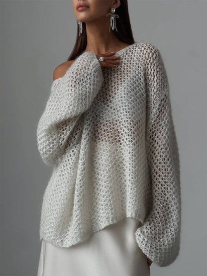A Vintage Style Sweater with Delicate Timeless Details
