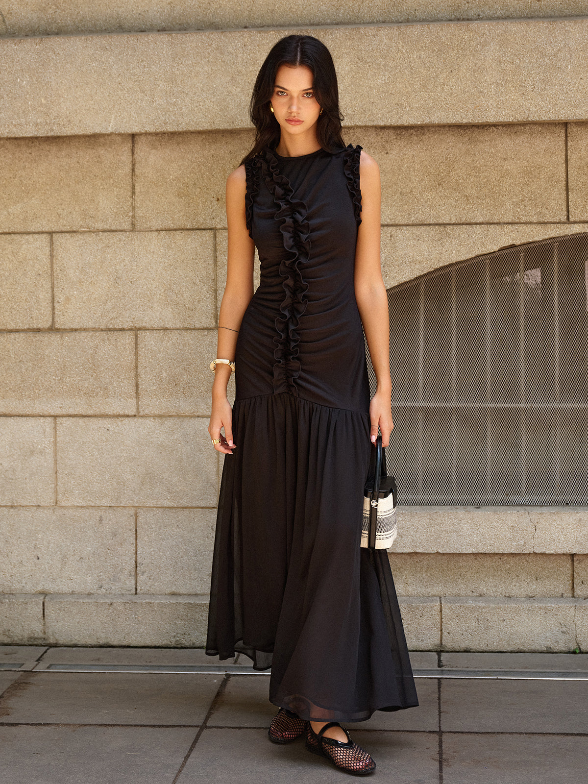 A Vintage Style Dress with Delicate Timeless Details