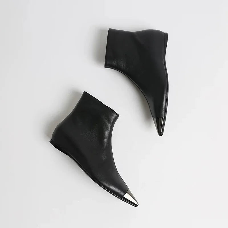 A Vintage Style Boots with Delicate Timeless Details