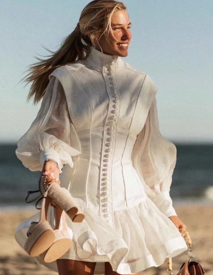 A Vintage Style Dress with Delicate Timeless Details