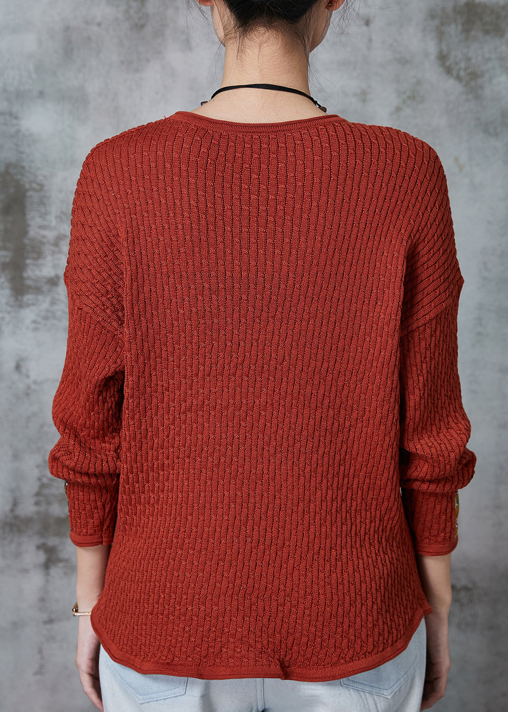 Classic Vintage Sweater with a Flattering Fit