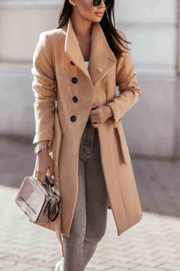 A Vintage Style Coat with Delicate Timeless Details