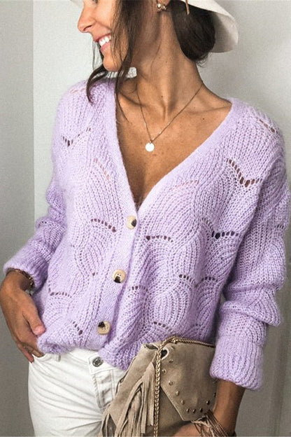 Classic Vintage Cardigan with a Flattering Fit