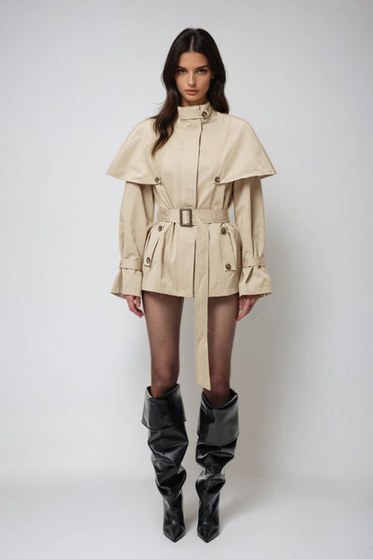 A Vintage Style Coat with Delicate Timeless Details