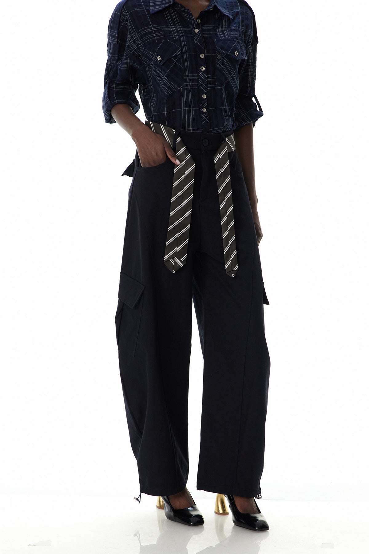 A Vintage Style Pants with Delicate Timeless Details