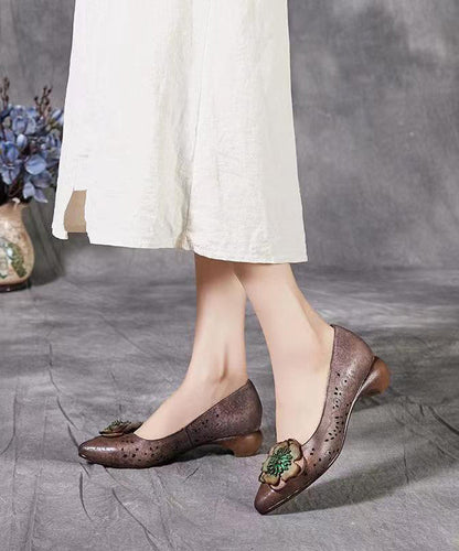 A Vintage Style Sandals with Delicate Timeless Details