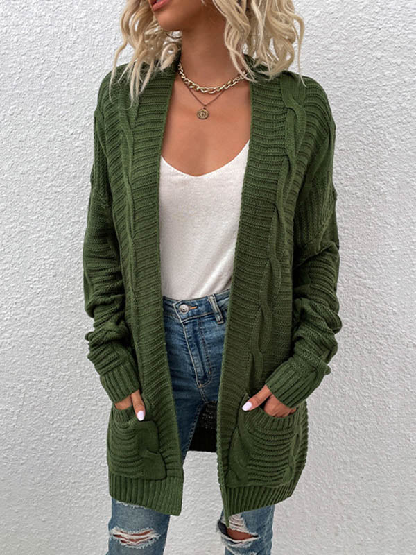 Well Tailored Cardigan with a Graceful Silhouette