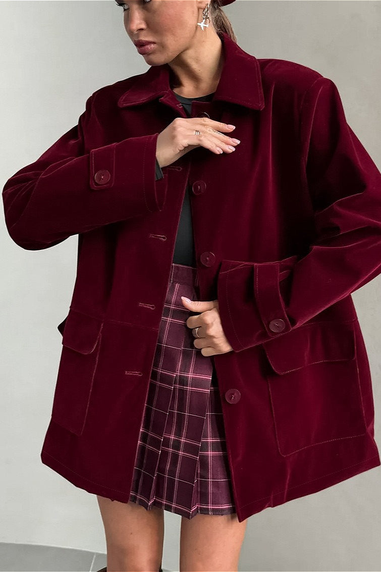 Classic Vintage Coat with a Flattering Fit