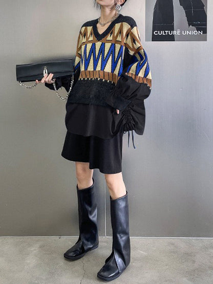 Classic Vintage Sweater with a Flattering Fit