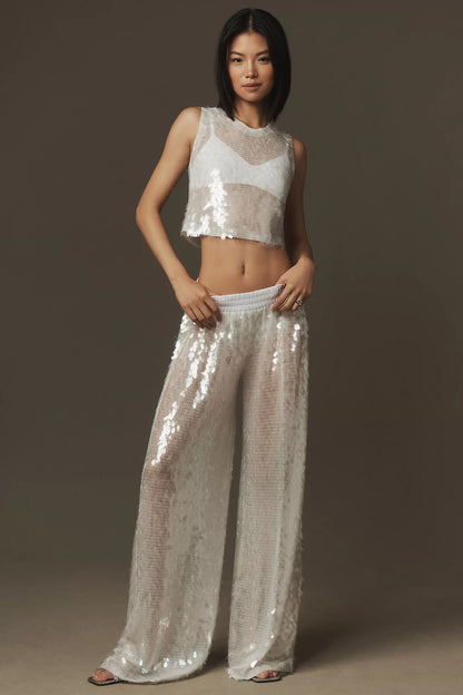 A Vintage Style Pants with Delicate Timeless Details