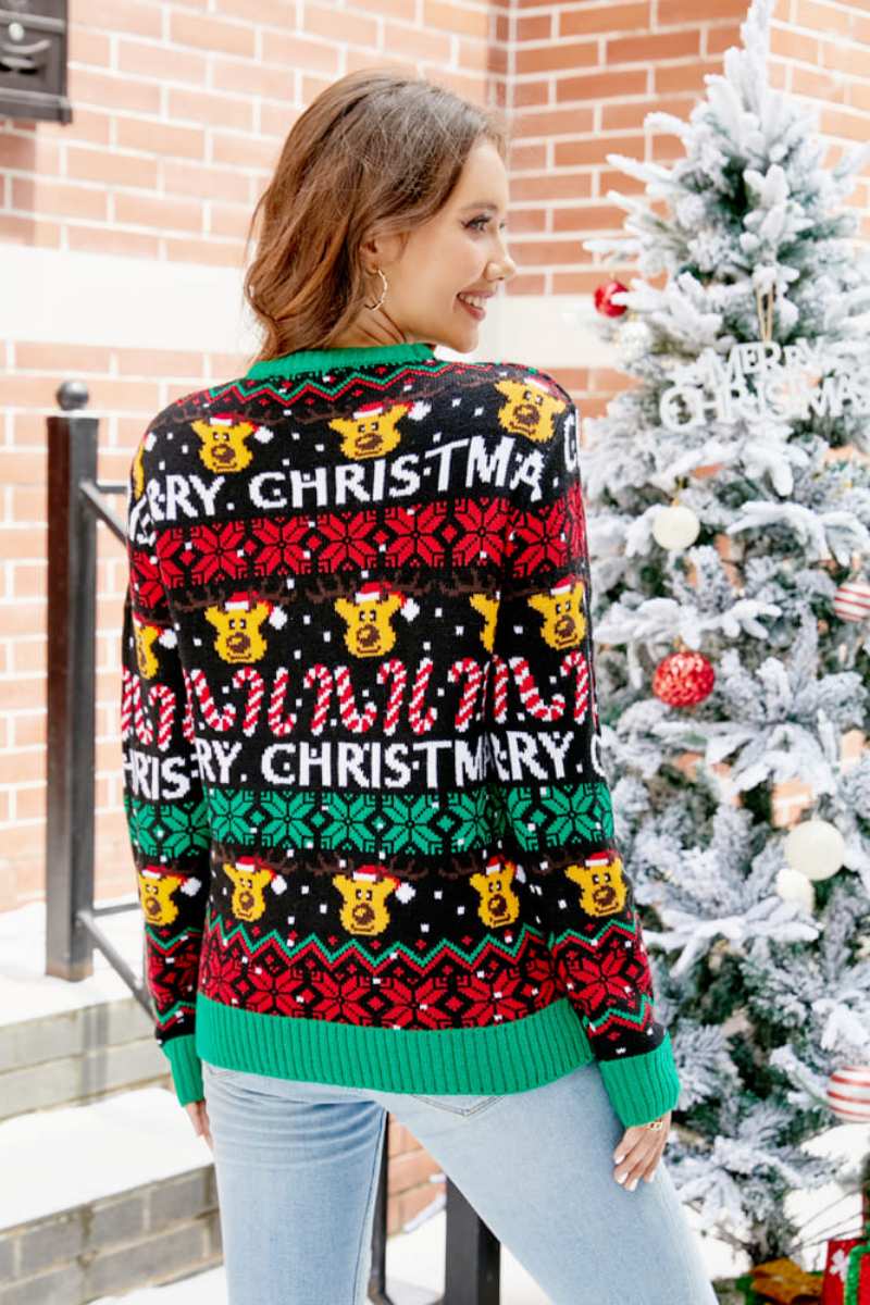 Classic Vintage Sweater with a Flattering Fit