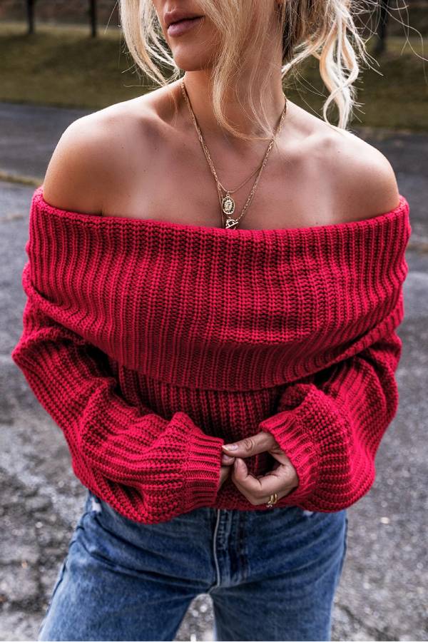 A Vintage Style Sweater with Delicate Timeless Details