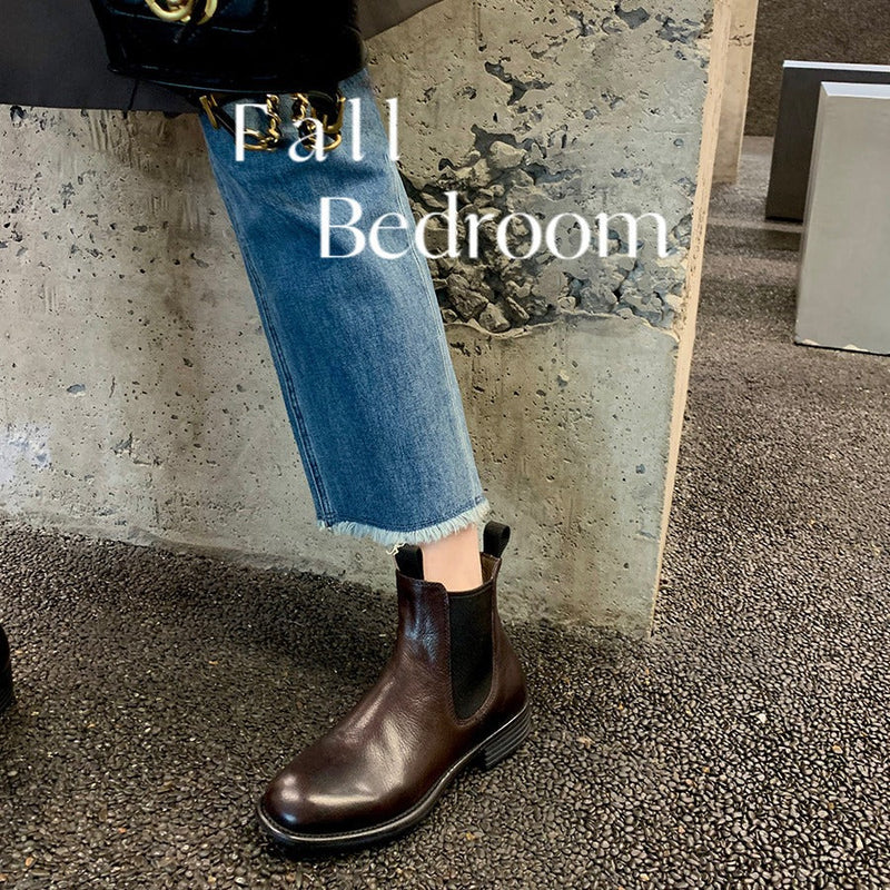 A Vintage Style Boots with Delicate Timeless Details