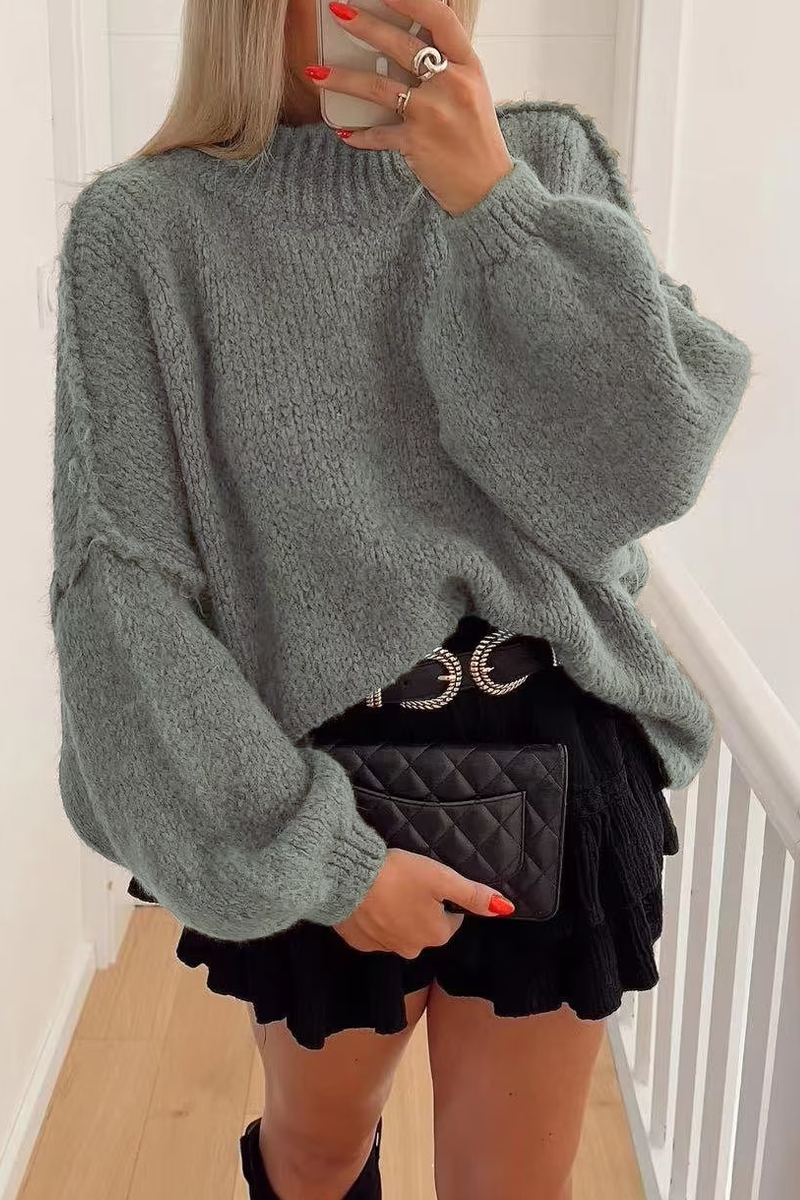 Vintage Inspired Sweater with a Contemporary Edge