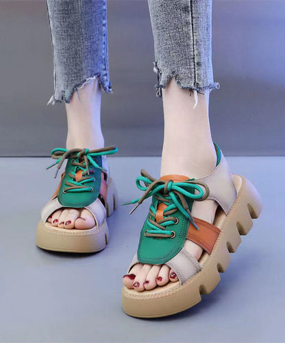 Well Tailored Sandals with a Graceful Silhouette