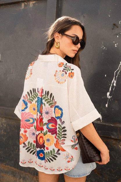 A Vintage Style Shirt with Delicate Timeless Details