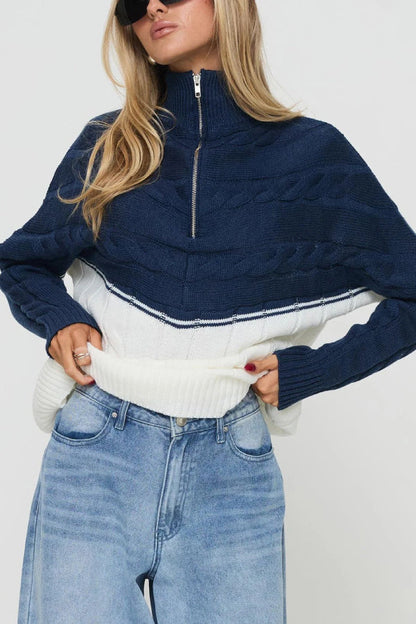 A Vintage Style Sweater with Delicate Timeless Details