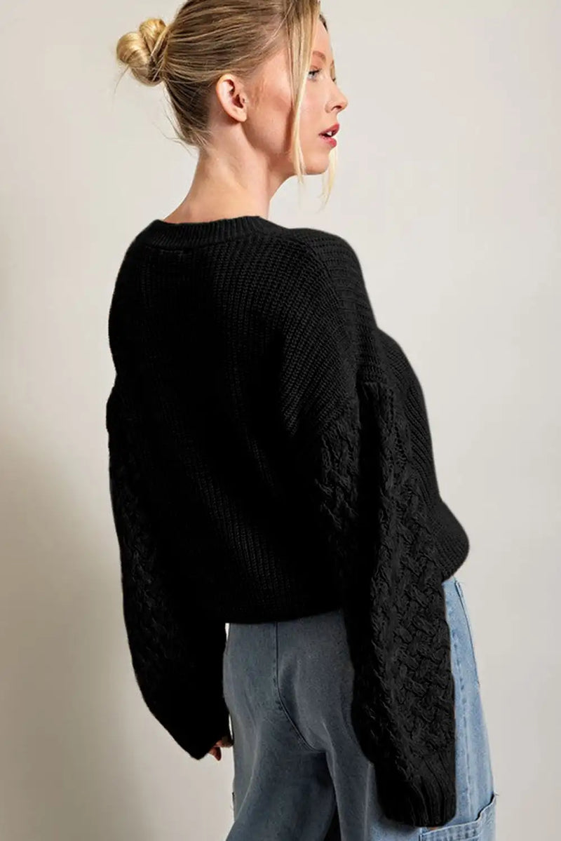 Vintage Inspired Sweater with a Contemporary Edge