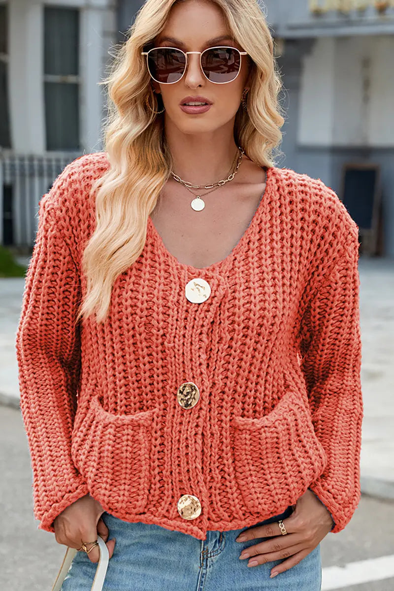 Classic Vintage Cardigan with a Flattering Fit