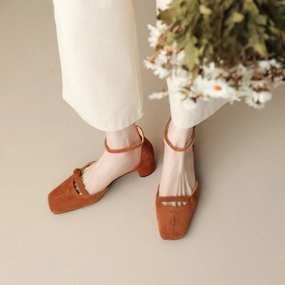 A Vintage Style Sandals with Delicate Timeless Details