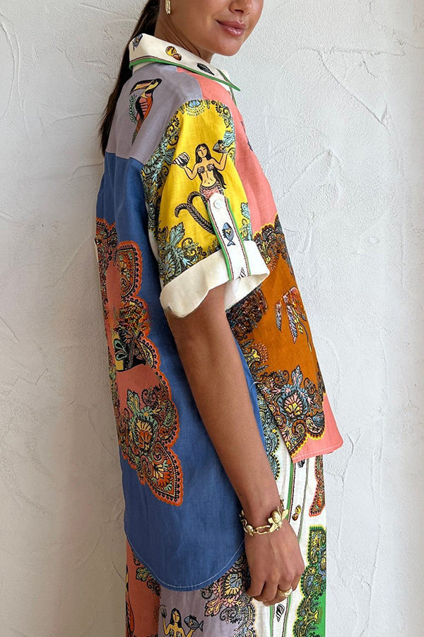 Classic Vintage Blouse with a Flattering Fit