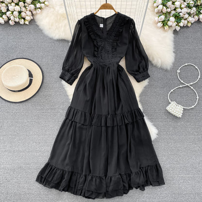 A Vintage Style Dress with Delicate Timeless Details