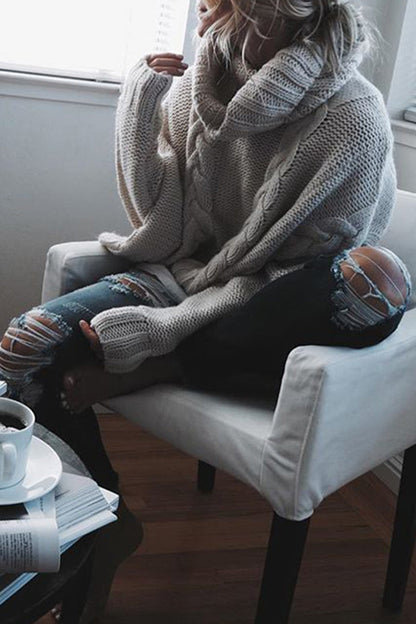 A Vintage Style Sweater with Delicate Timeless Details