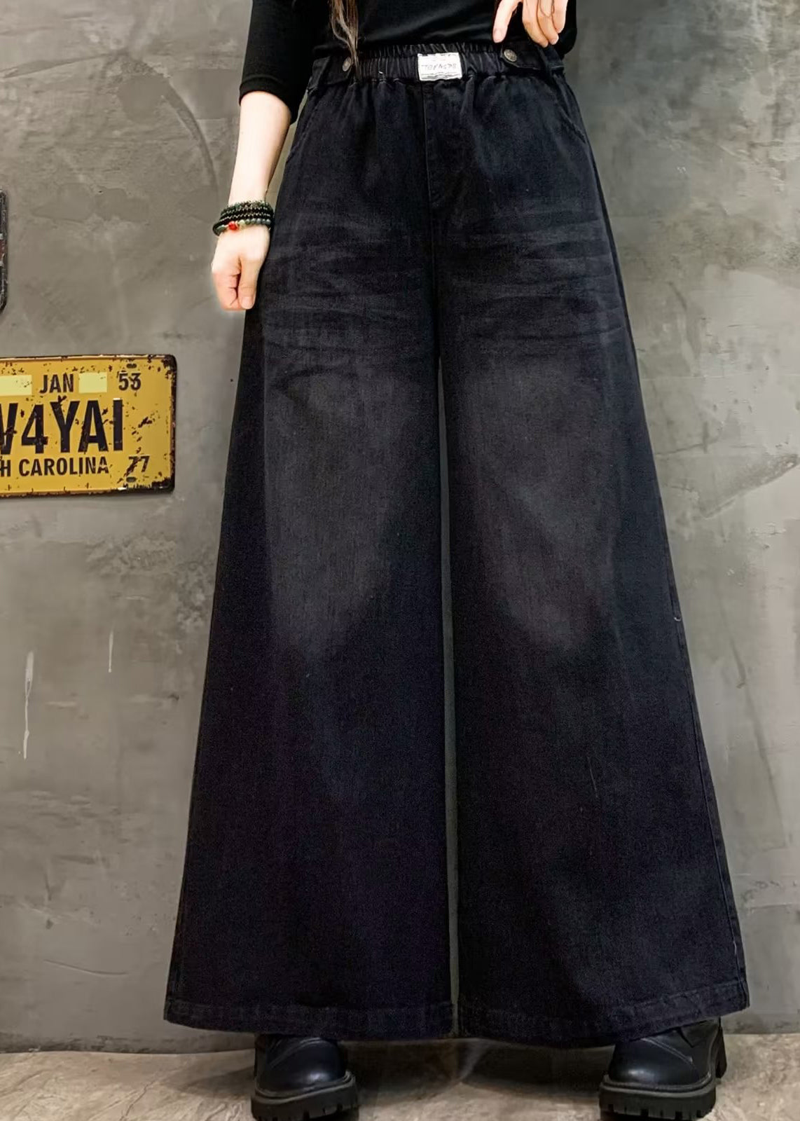 A Vintage Style Pants with Delicate Timeless Details