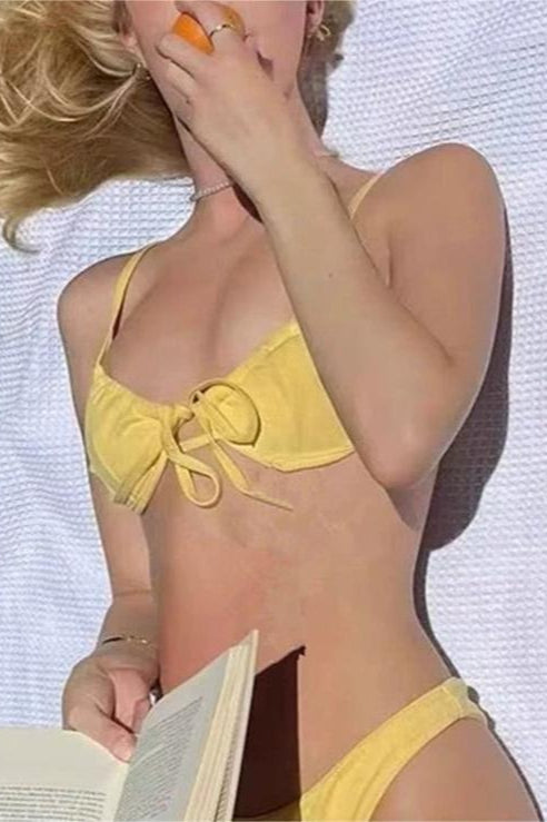 A Vintage Style Bikini with Delicate Timeless Details