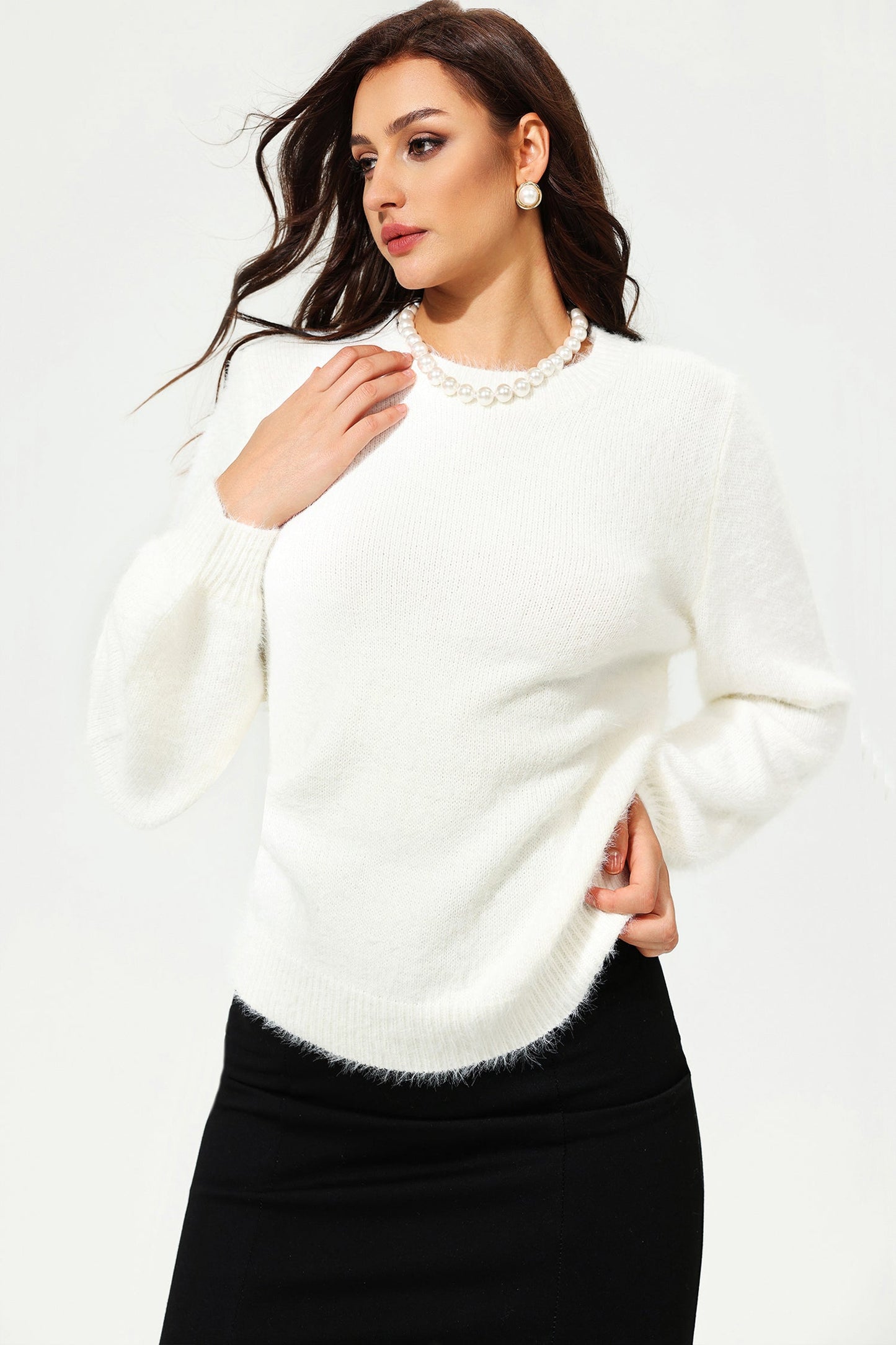 Classic Vintage Sweater with a Flattering Fit