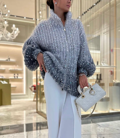 A Vintage Style Sweater with Delicate Timeless Details