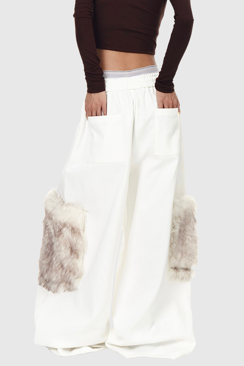 A Vintage Style Pants with Delicate Timeless Details